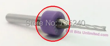 100 шт. сверла для печатной платы с пластиковым кольцом диаметр хвостовика 3 175 мм