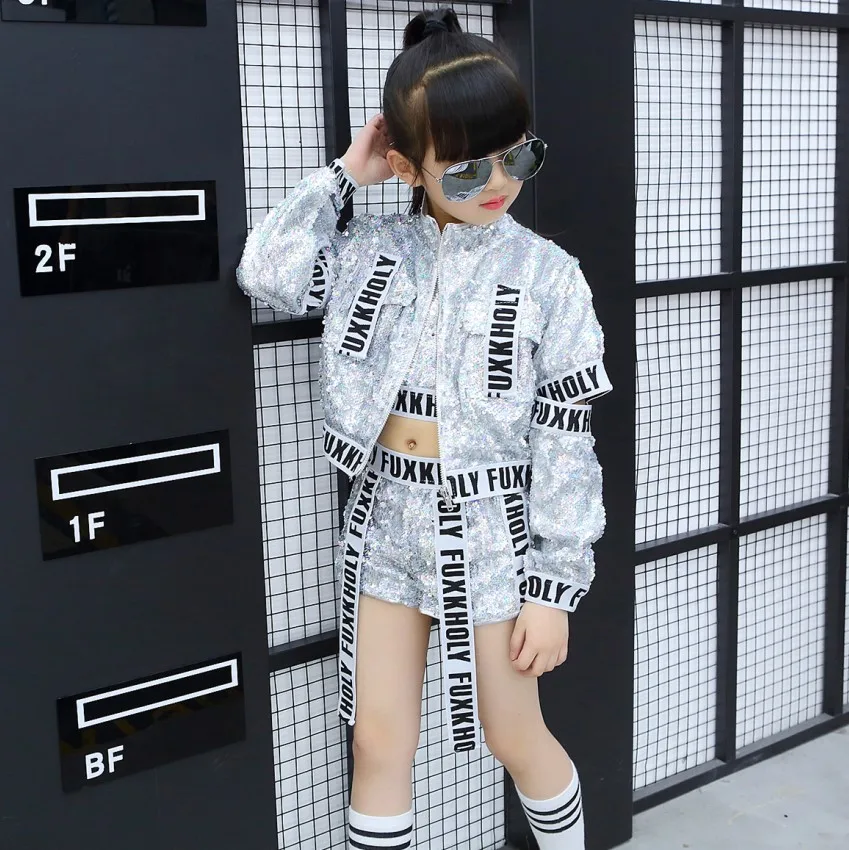 2019 новый современный танцев джаза костюмы для детей Одежда в стиле хип-хоп