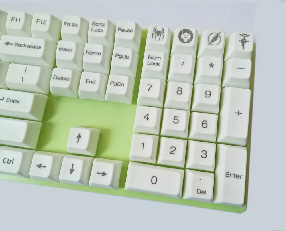 108 key SA профиль толстые PBT колпачки для ключей Стандартные ANSI верхние лазерные