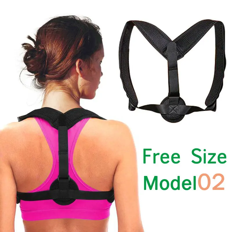 Model 2-Free Size Корректор осанки, Регулируемая верхняя часть спины, поддержка ключицы, лучший фиксатор для женщин и мужчин, универсальный, Прямая поставка - Цвет: Model 2-Free Size