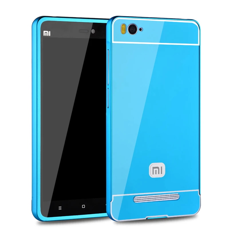 Чехол для xiaomi mi4c новый чехол Xiaomi mi 4i алюминиевая металлическая рамка акриловый 4c