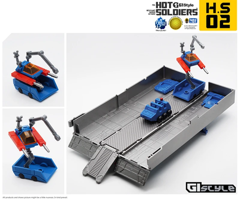 G1 трансформация мех планета HS-02 HS02 HS-02B HS02B OP Commander с трейлером ролик Hot Solider фигурка робота игрушки