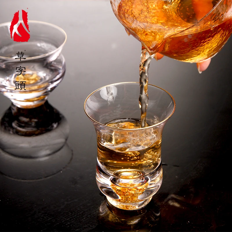 Набор из 2 предметов новый модный хрустальный стакан без свинца для водки ручная