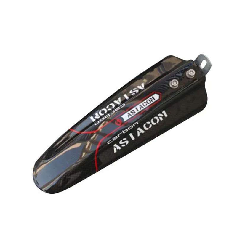 Red Front Mudguard Велосипедные крылья, передние и задние брызговики, 3 K, глянцевое углеродное волокно, алюминиевый сплав, крепежные детали для горного велосипеда - Цвет: Red Front Mudguard
