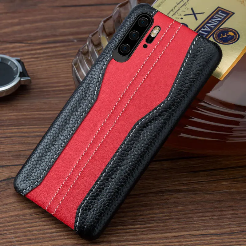 H74 Чехол для телефона из натуральной кожи для huawei p30 p20 Pro, чехлы для huawei mate 20 p30 pro, чехол из воловьей кожи, чехол s для Honor 8X V20 - Цвет: H74