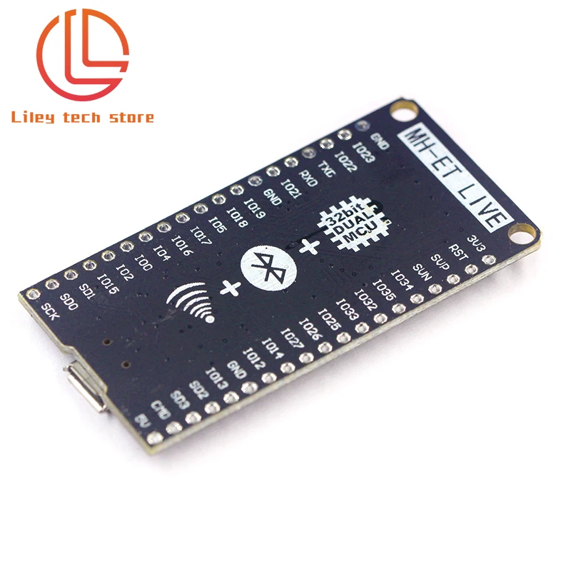 MH-ET LIVE ESP32 развитию WiFi + Bluetooth ультра-низкая Мощность потребление двухъядерный ESP-32