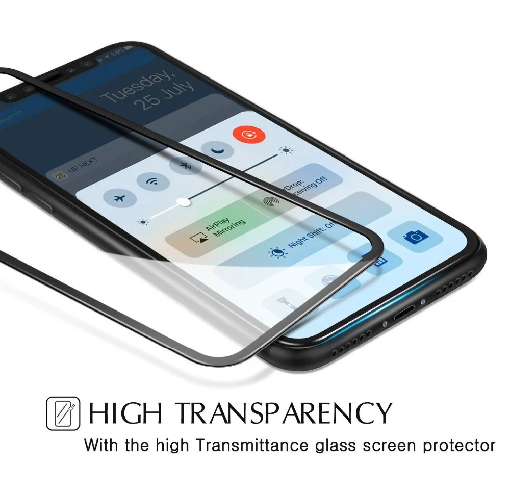 HOPCHAM закаленное стекло для iPhone 6 6s 7 8 с полным покрытием 9H изогнутая мягкая пленка