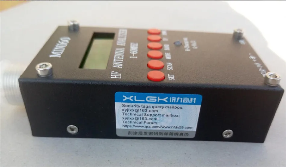 Bluetooth Android HF ANT SWR антенна анализатор 1-60 МГц Mini60 метр DC12-24V USB | Инструменты