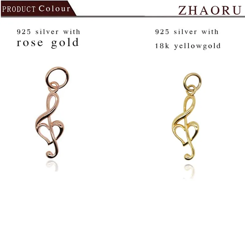 Zhaoru 925 Sterling Silver Pendant Charm Fit Bracelet &amp Bangle Necklace DIY Fine Jewelry ZP2182 None Stone | Украшения и