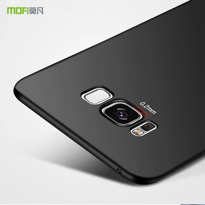Роскошный тонкий жесткий чехол для Samsung galaxy S8/S8 Plus твердый цветной защитный