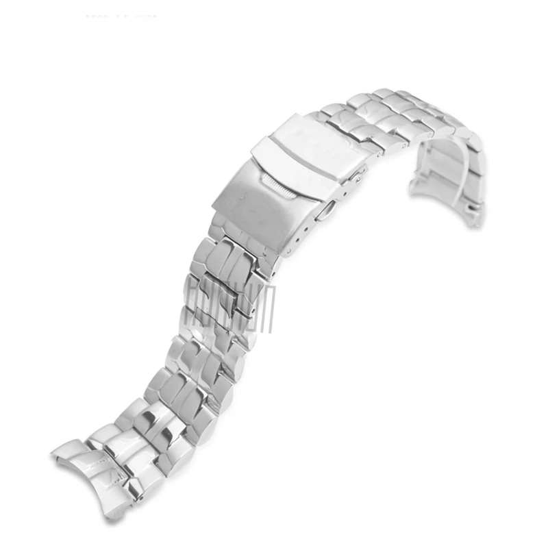

The latest! Applicable to for CASIO EF-550D male black steel solid steel strap watch accessories