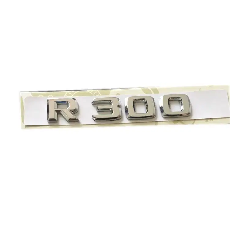 

ABS R300 R320 R350 R400 R500 Number and Letters Chrome Badge Emblem Sticker
