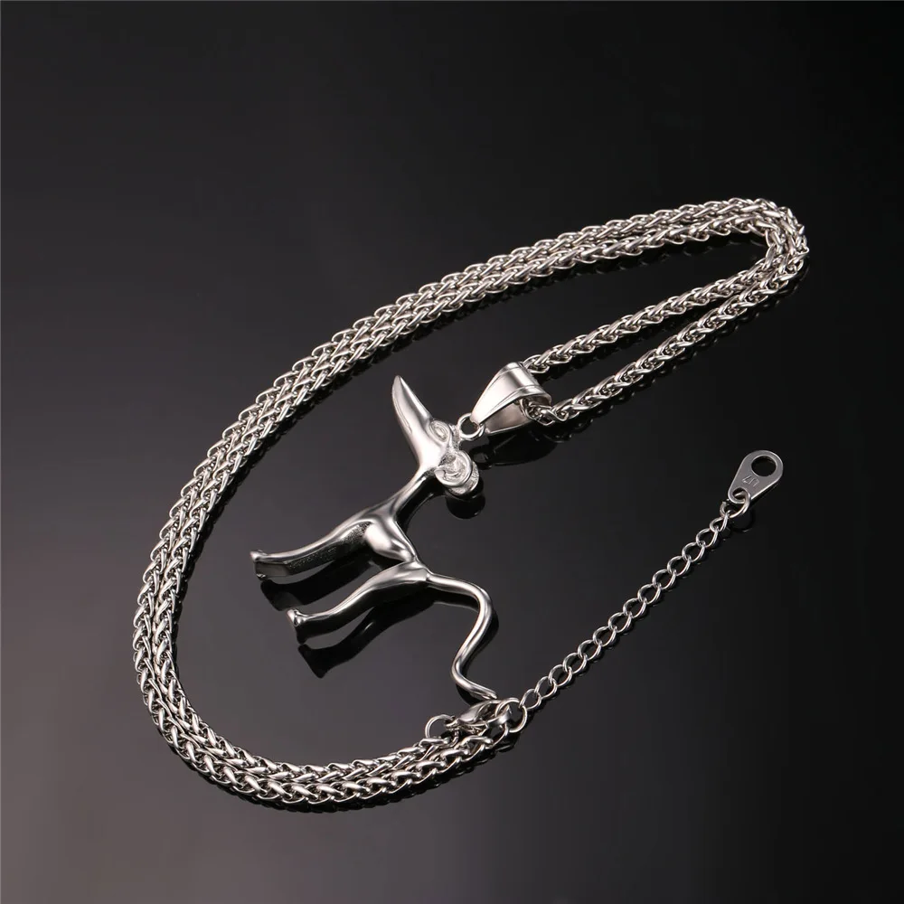 Золотой цвет ожерелье с подвеской для собак мужчин оптовая продажа кулон из