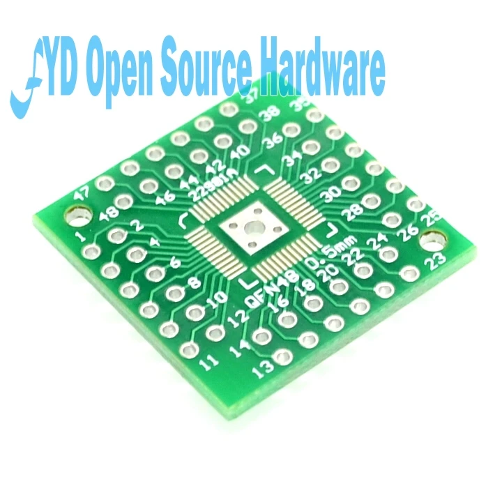 10 шт. 0 5 мм QFP44 LQFP48 QFN44 QFN48 поворотный DIP44 DIP адаптер пластина|plate|plate adapter |