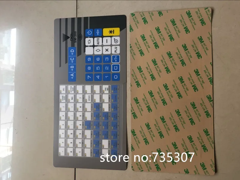 Новая Оригинальная английская версия sm300 накладки sm300 клавиатура пленка 56 клавиш для DIGI sm-300 весы