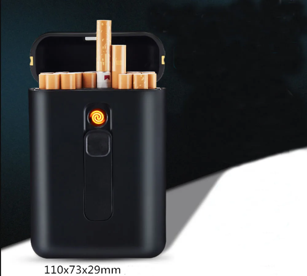 Чехол для прикуривателя USB 20 сигарет 100 мм длинных сигарет|Аксессуары сигарет| |