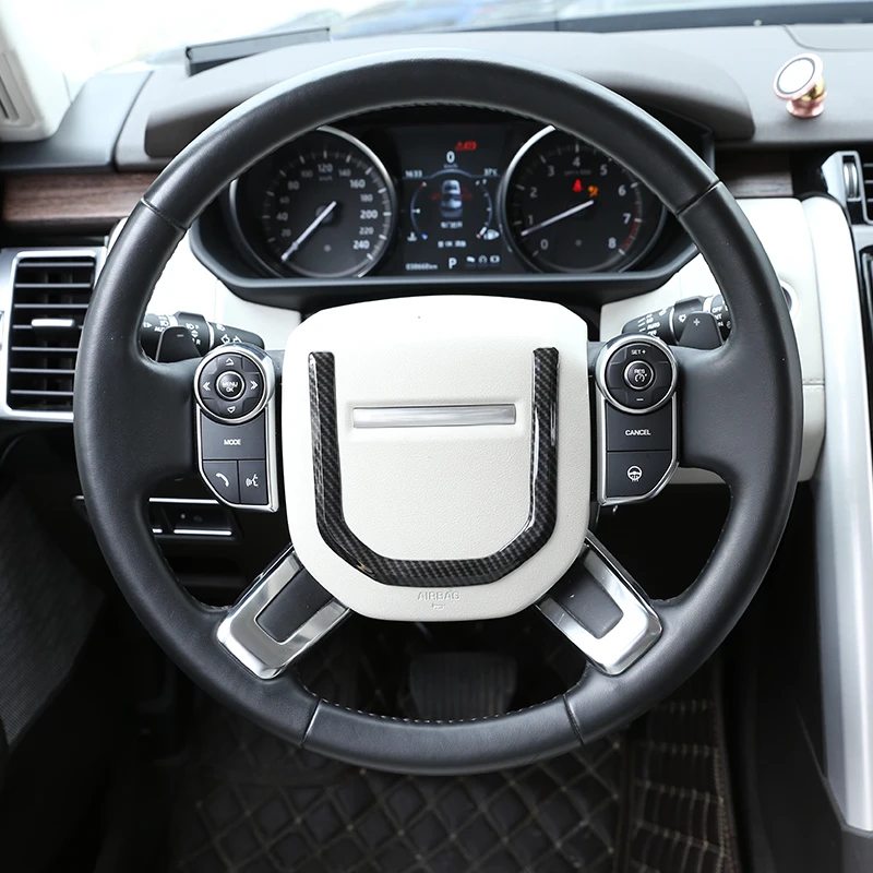

Для Land Rover Discovery 5 LR5 L462 2017-19 для Range Rover Sport 2014-19 автомобильный ABS руль с блестками Накладка для RR Velar запчасти