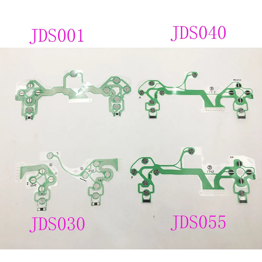 2 шт. JDS 001 030 040 055 для Playstation4 проводящая клавиатура контроллера PS4 DualShock печатная