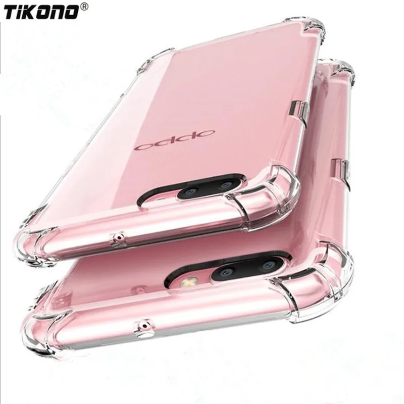 Для OPPO F3 PLUS F5 F7 F9 A31T A37 A77 A79 R9 Plus R9S R11 360 Ударопрочный Мягкий силиконовый прозрачный