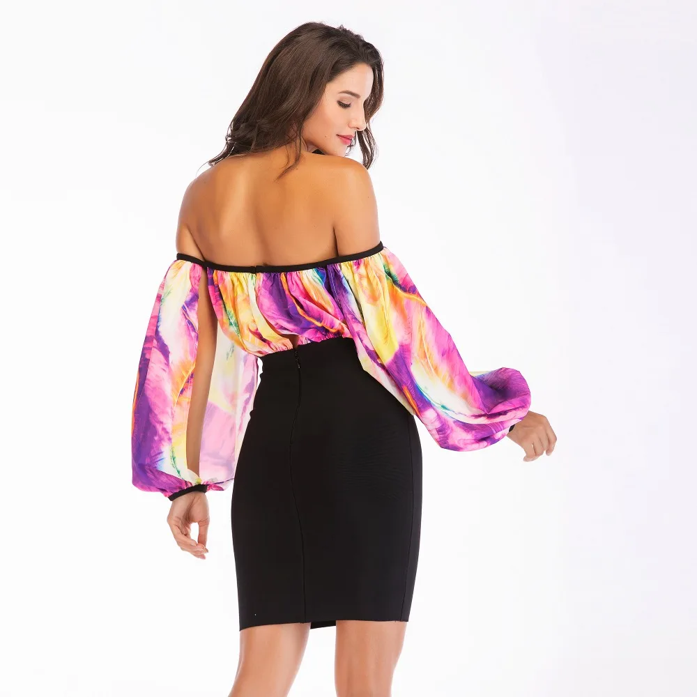Slash шеи Bodycon платье Для женщин 2018 Демисезонный Новый Элегантный с плеча модные