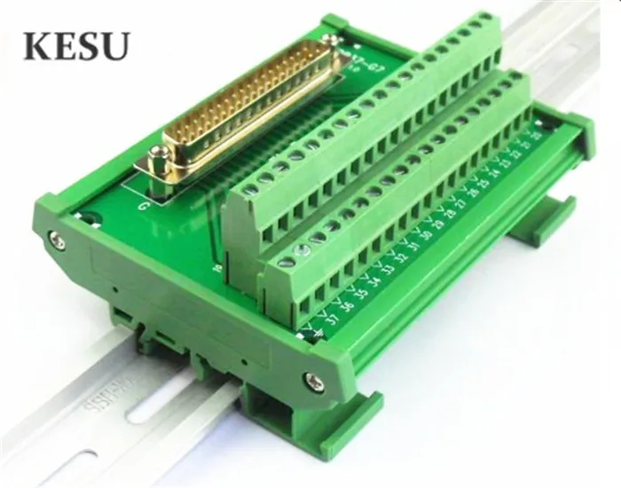 DB37 DR37 male 37pin порт к клеммной колодке адаптер преобразователь печатной платы
