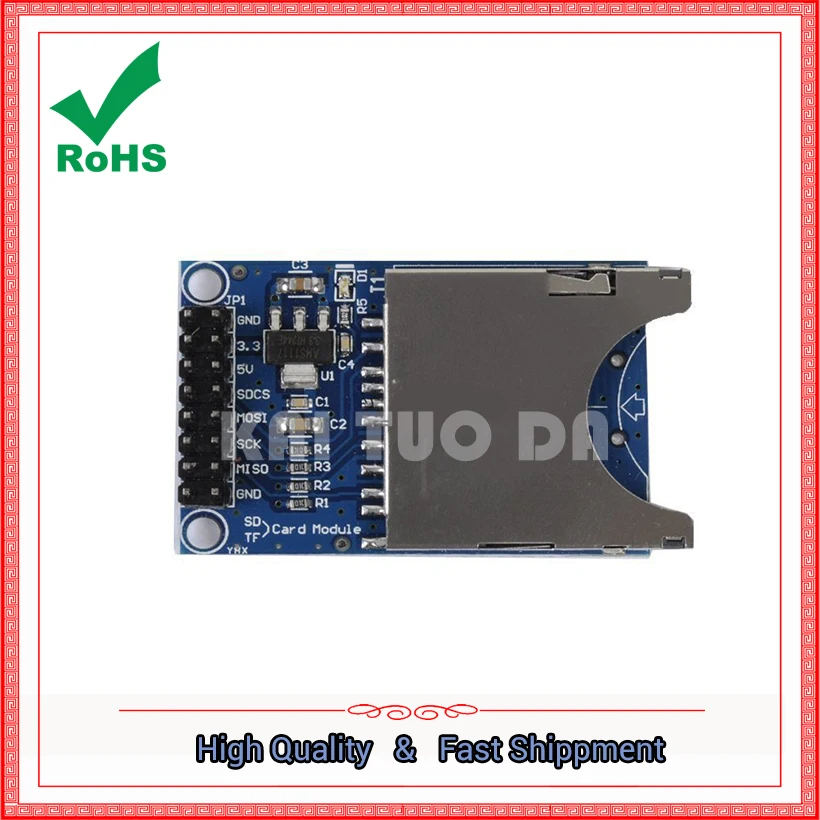 Модуль SD карты модуль кардридер SPI интерфейс микроконтроллер плата|sd card module|board