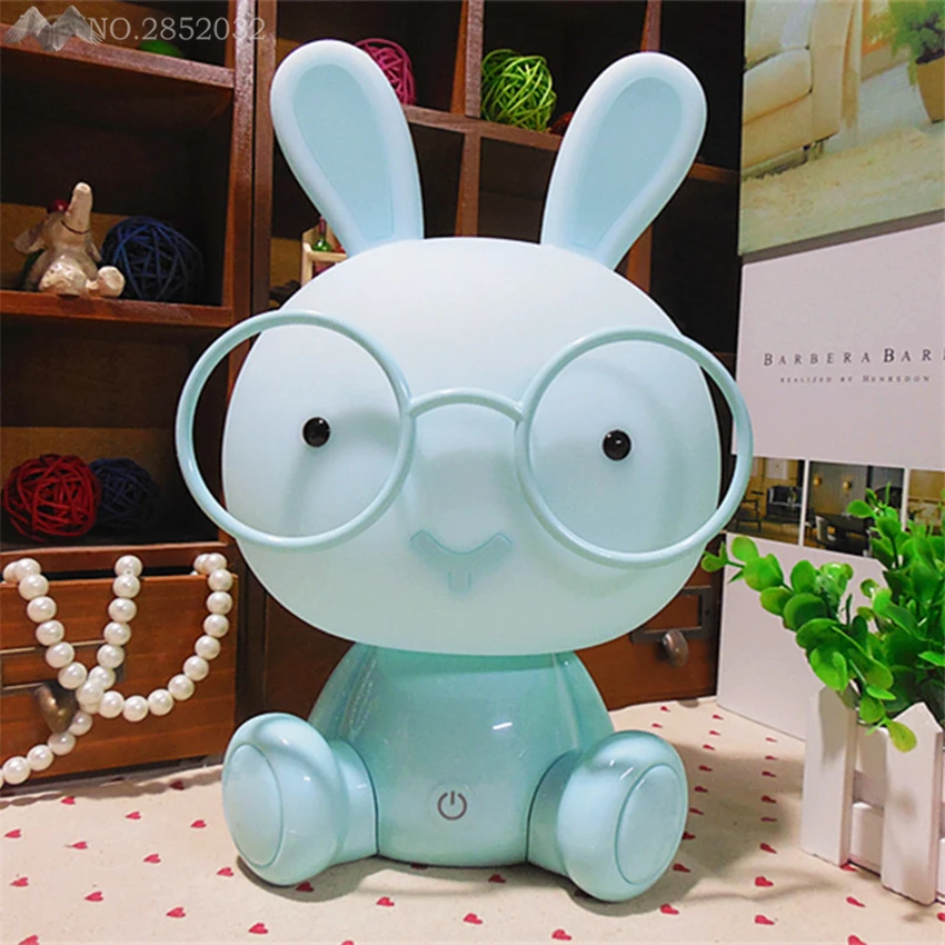 JW_Cute Baby лампа для спальни ночник с кроликом светодиодный светильник
