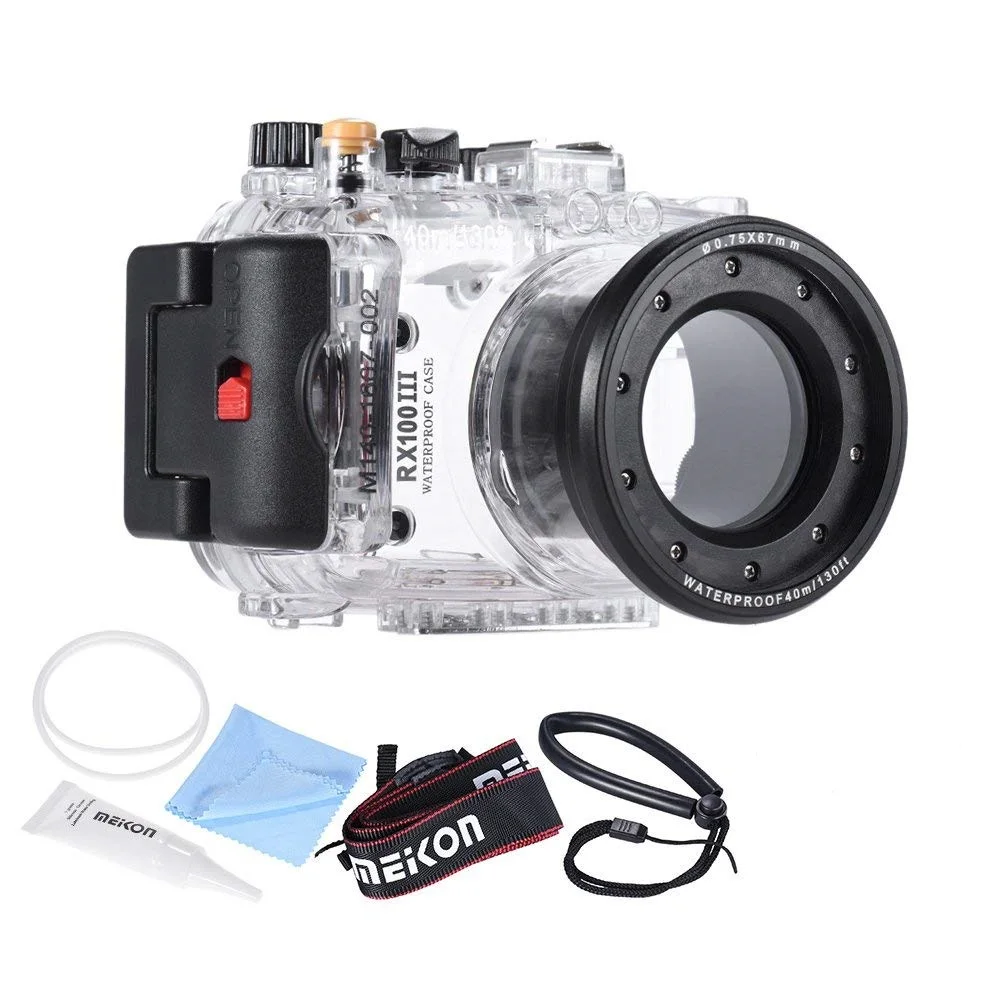 Водонепроницаемый чехол для подводного плавания камеры Sony RX100 III Mark 3|Сумки