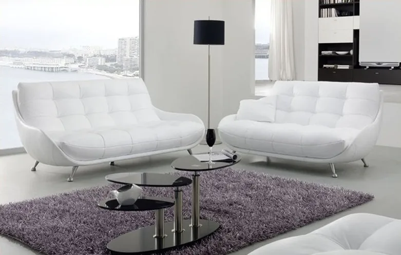 Бесплатная доставка роскошный перламутровый диван из натуральной кожи