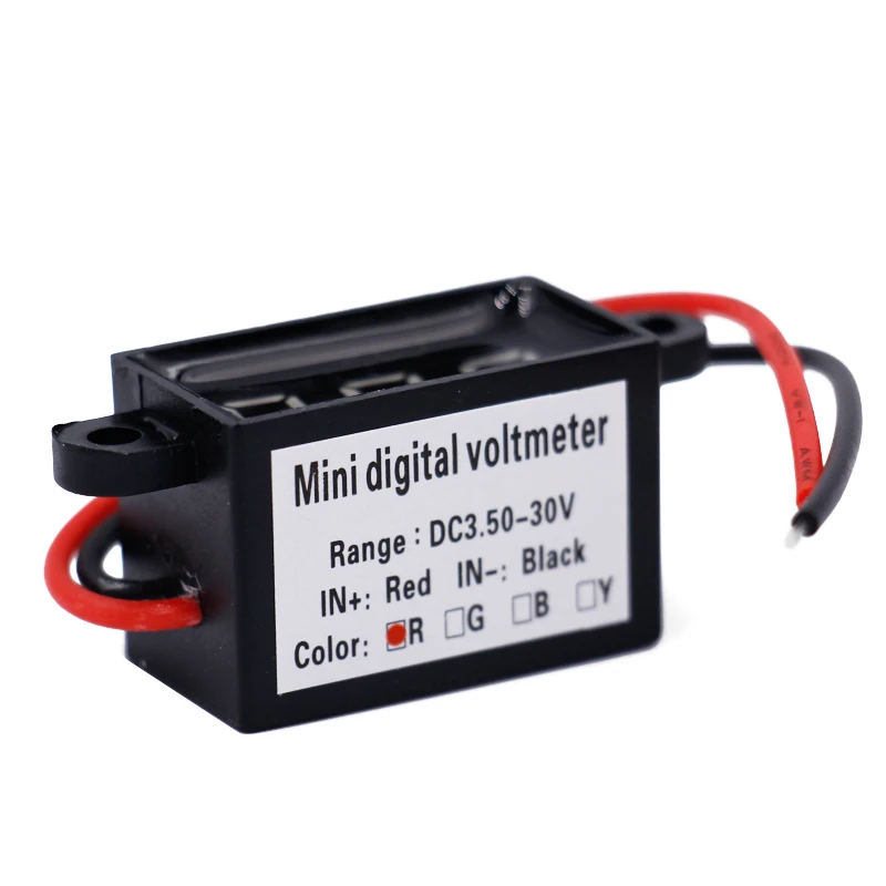 Новое поступление горячая Распродажа Waterproof 0 28 DC 3 5 30V Mini Digital LED вольтметр F 12V Car Moto