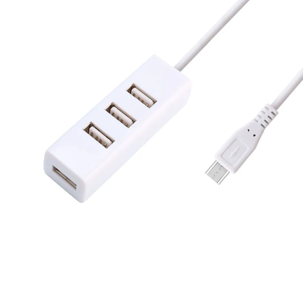 Ouhaobin Micro USB к 4 портам OTG хаб для Raspberry Zero порта s USB2.0 ПК ноутбуков аксессуары