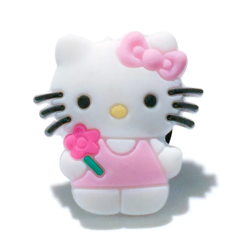 1 шт. обувь из ПВХ с героями мультфильмов Улица Сезам Мститель микки Марио Обувь Подвески Аксессуары пряжки подходят браслеты Croc JIBZ подарок для детей - Цвет: 131-06