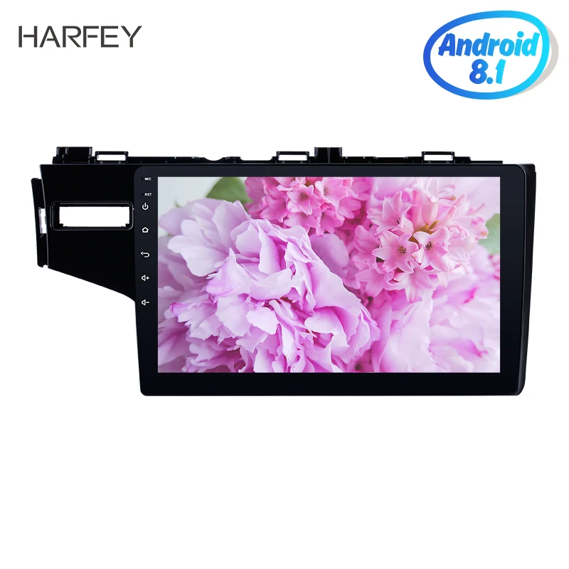 Автомобильный мультимедийный плеер Harfey 9 дюймов Android 8 1 для 2014 Honda FIT левый DVD GPS