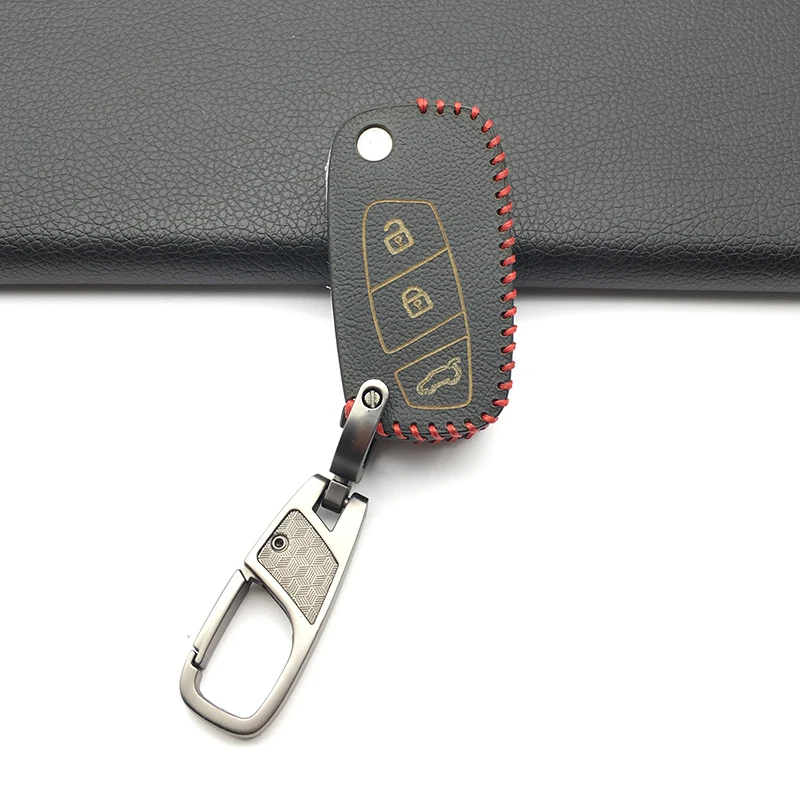 100% кожаный чехол для автомобильного ключа Fiat / Panda Stylus Stitch/Doblo/big/Bravo 500