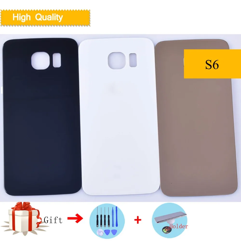 Крышка батарейного отсека для Samsung Galaxy S6 G920 G920F G9200 G920A|Корпусы и рамки мобильных