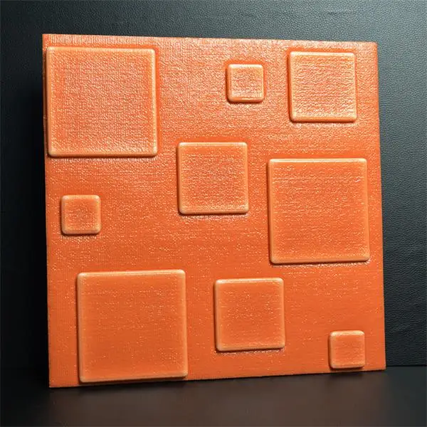 3D ПЭ пена эластичная трехмерная тарелка квадратная Наклейка на стену 30*30 см домашний декор ТВ диван Настенная роспись самоклеющиеся обои