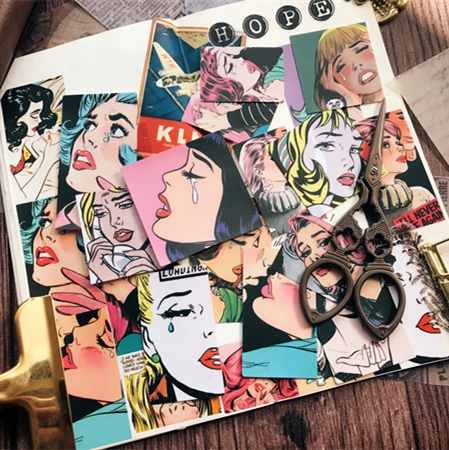 14 шт. DIY книга фотоальбом Декоративные наклейки в европейском и американском