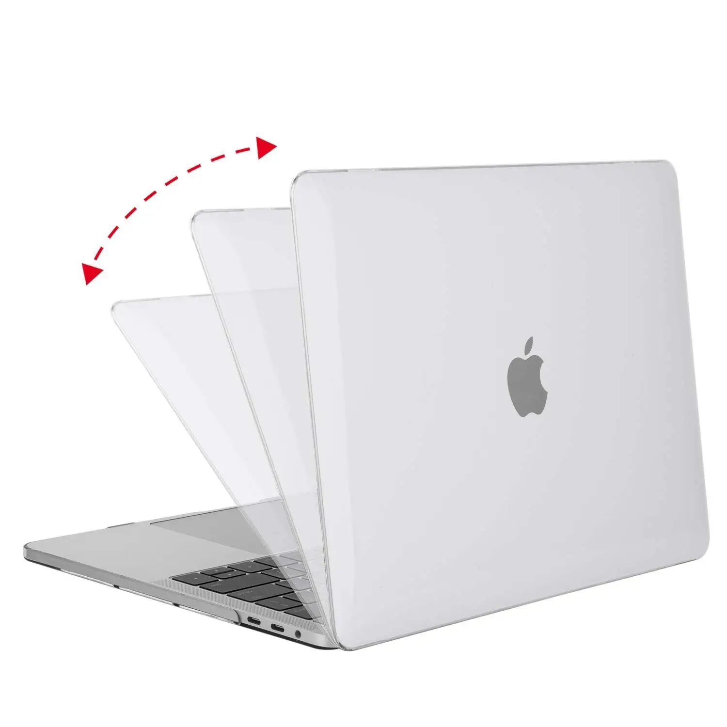 Кристальные матовые просвечивающие для ноутбука чехол Macbook Air 13 12 11 15 Pro retina