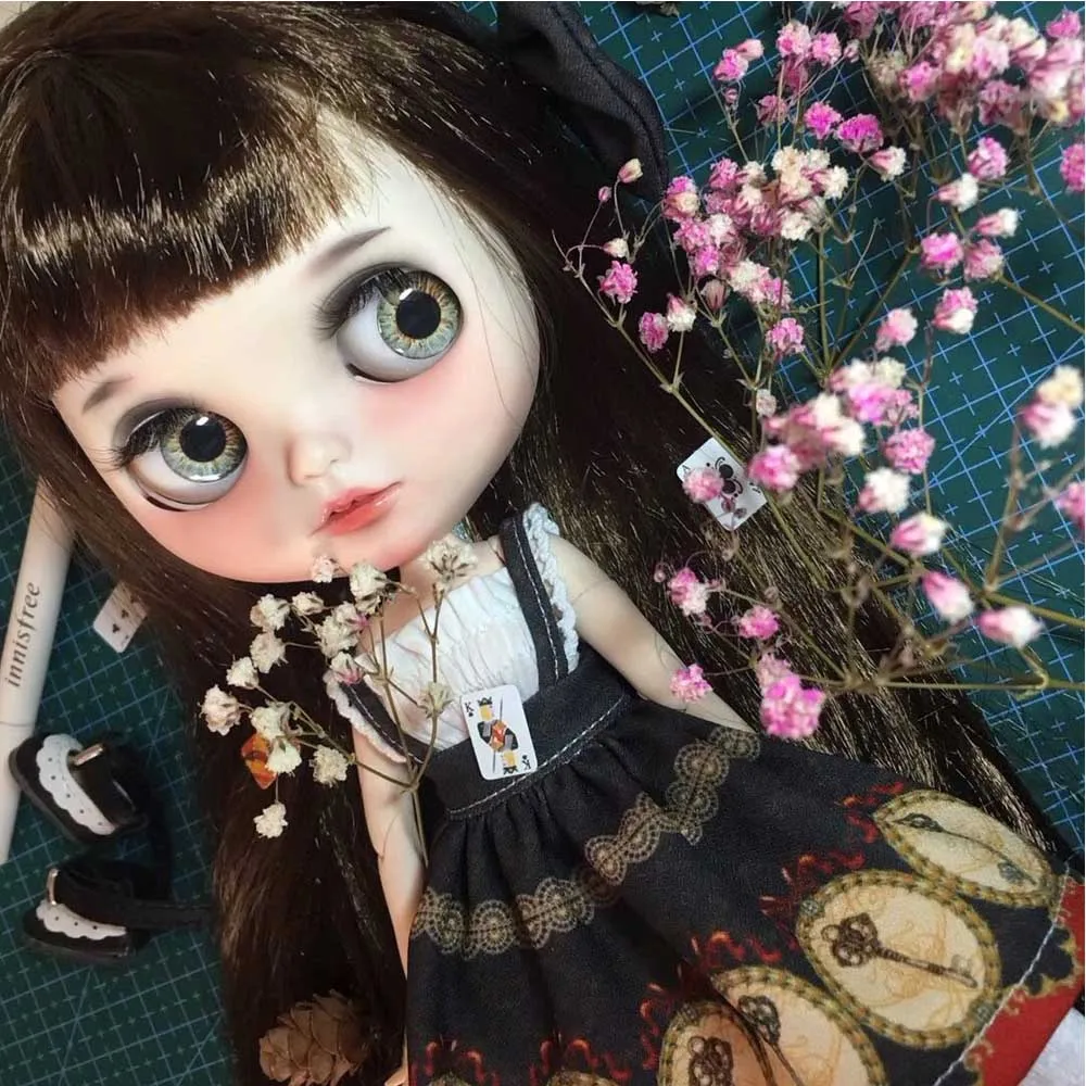 makeup doll 1/6 BJD 30 см кукольные игрушки 19 суставов высшего качества китайская Кукла BJD шаровая шарнирная кукла коричневые длинные волосы Милая зубастая улыбка макияж кукла - Цвет: makeup doll