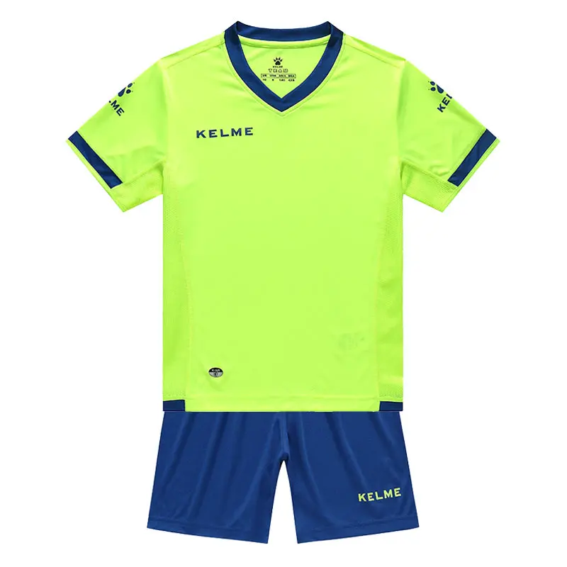 Командные футбольные наборы KELME KID'S трикотажные шорты с короткими рукавами для