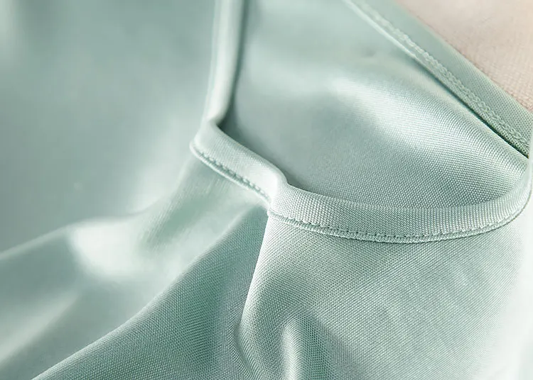 Женский топ из натурального шелка в горошек базовая футболка 100% тутового