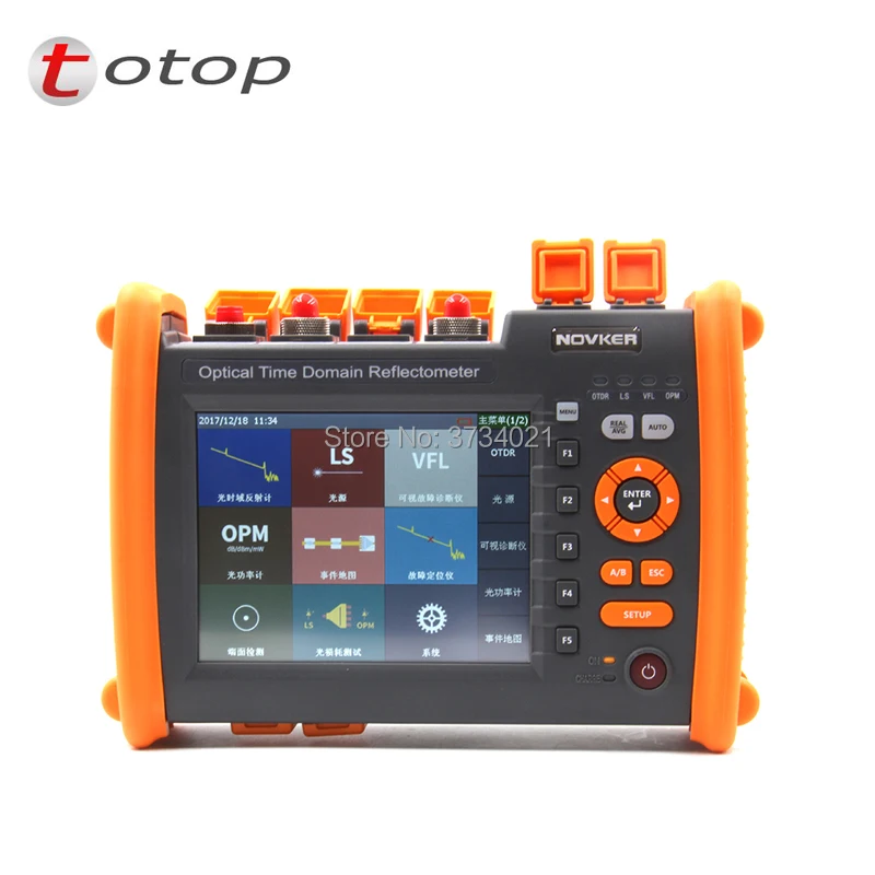 Бесплатная Доставка по DHL NOVKER NK5600 однорежимный рефлектометр 30/32dB 1310/1550nm с VFL OPM