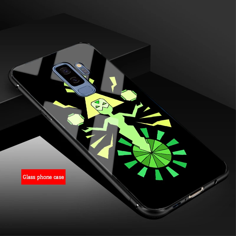 Чехол для телефона из закаленного стекла STEVEN UNIVERSE PERIDOT Samsung Galaxy S8 S9 S10 PLUS A6 A6S A8 A8S J6 J8