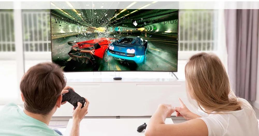 Официальная международная версия Xiaomi Mi Android tv Box четырехъядерный Cortex-A53 4K H.265 VP9 профиль-2 декодирование двухдиапазонный WiFi DTS