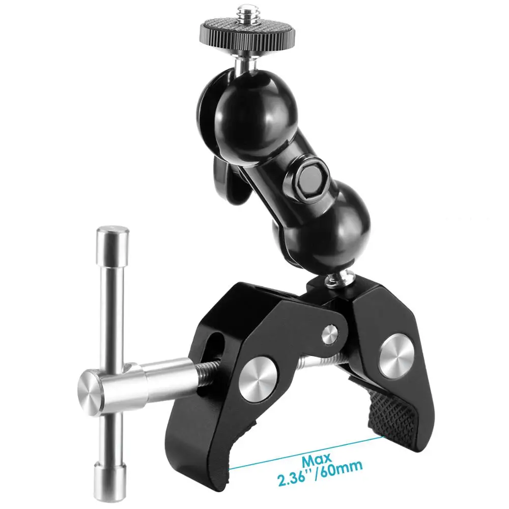 Neewer Cool Ballhead Arm многофункциональный двойной шариковый Адаптер для крепления