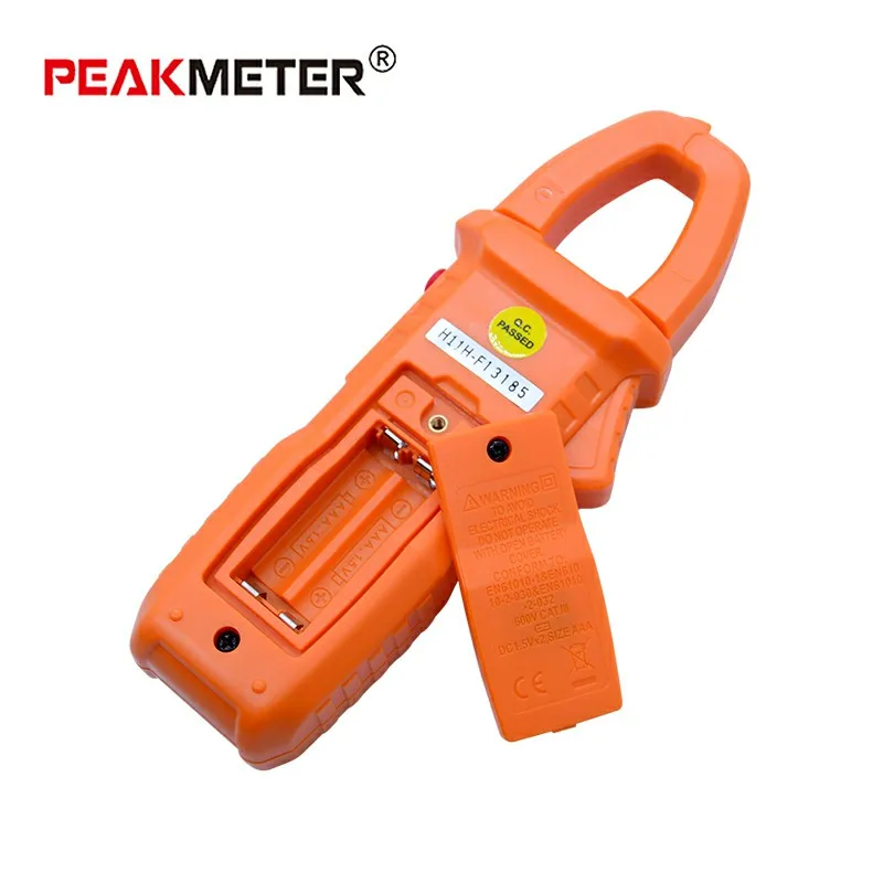 

PEAKMETER PM2118S Digital clamp meter ac dc Handheld Mulitmeter auto range with LCD backlight display