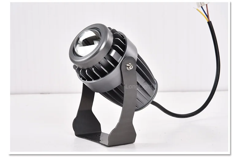 Светодиодный уличный ландшафтный светильник 10 Вт узкий дальнего действия