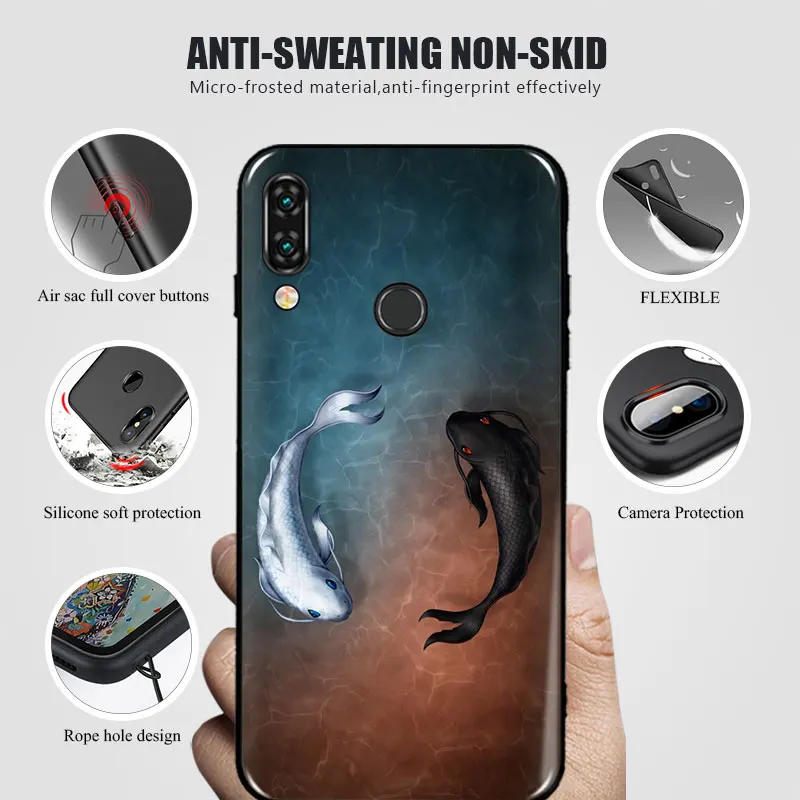 Чехол MCMEME для Meizu note 9 мягкий чехол из ТПУ с рисунком под дерево 6 21 &quot задняя