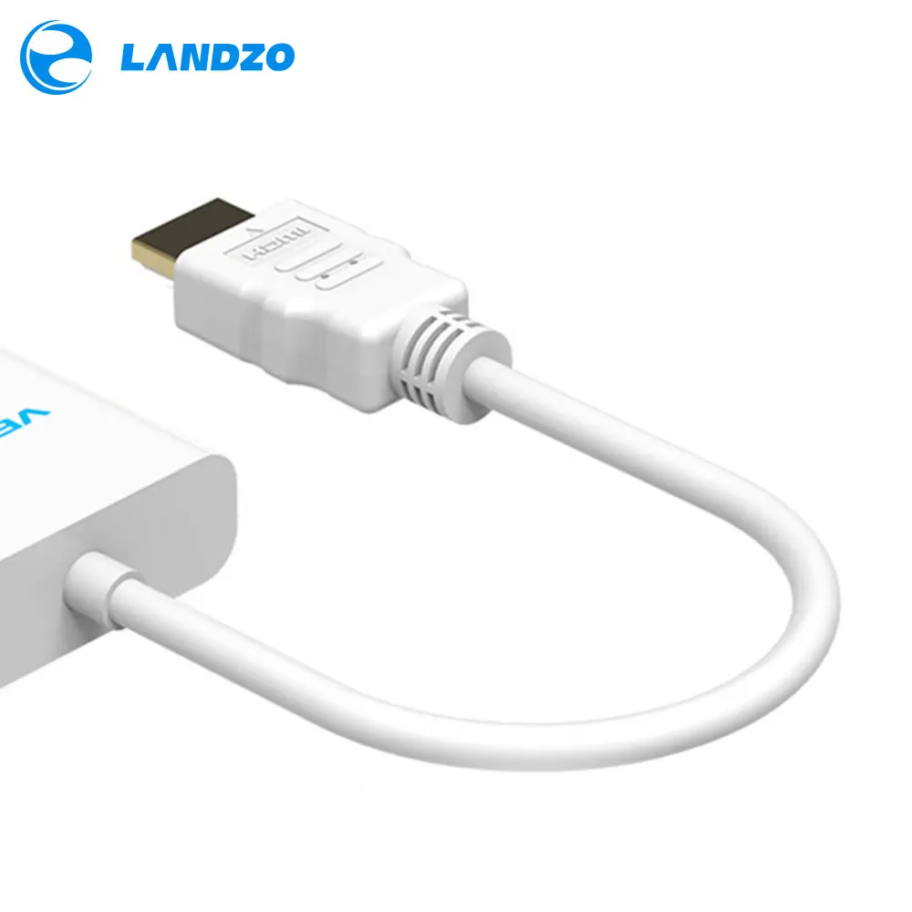 Hdmi-vga конвертер высокого качества raspberry pi 3 HDMI VGA адаптер для компьютера проектор