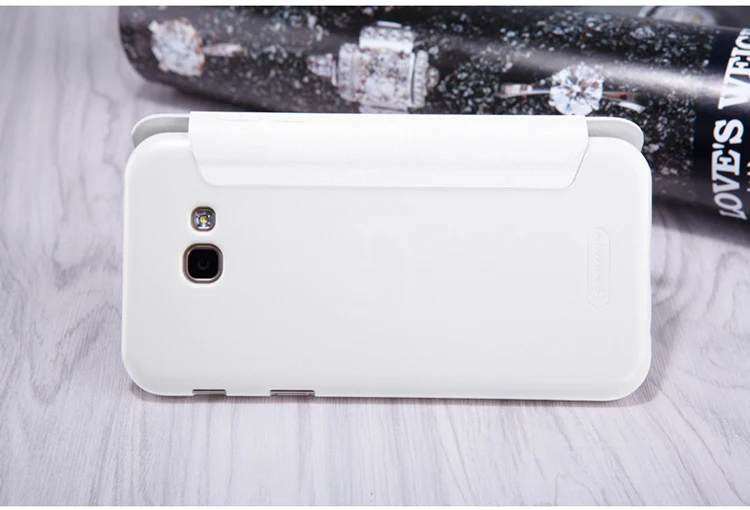 Case для Samsung galaxy a7 2017 a720f cover case NILLKIN Искра кожа телефон откидная крышка с Смарт окно |